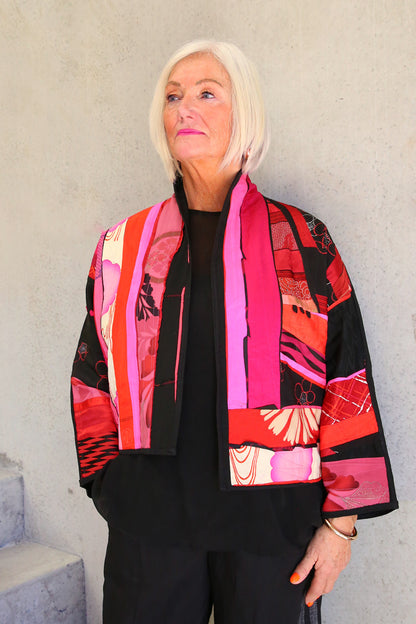 Monika Friedel Cropped Jacket Pink