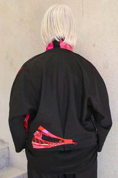 Monika Friedel Cropped Jacket Pink