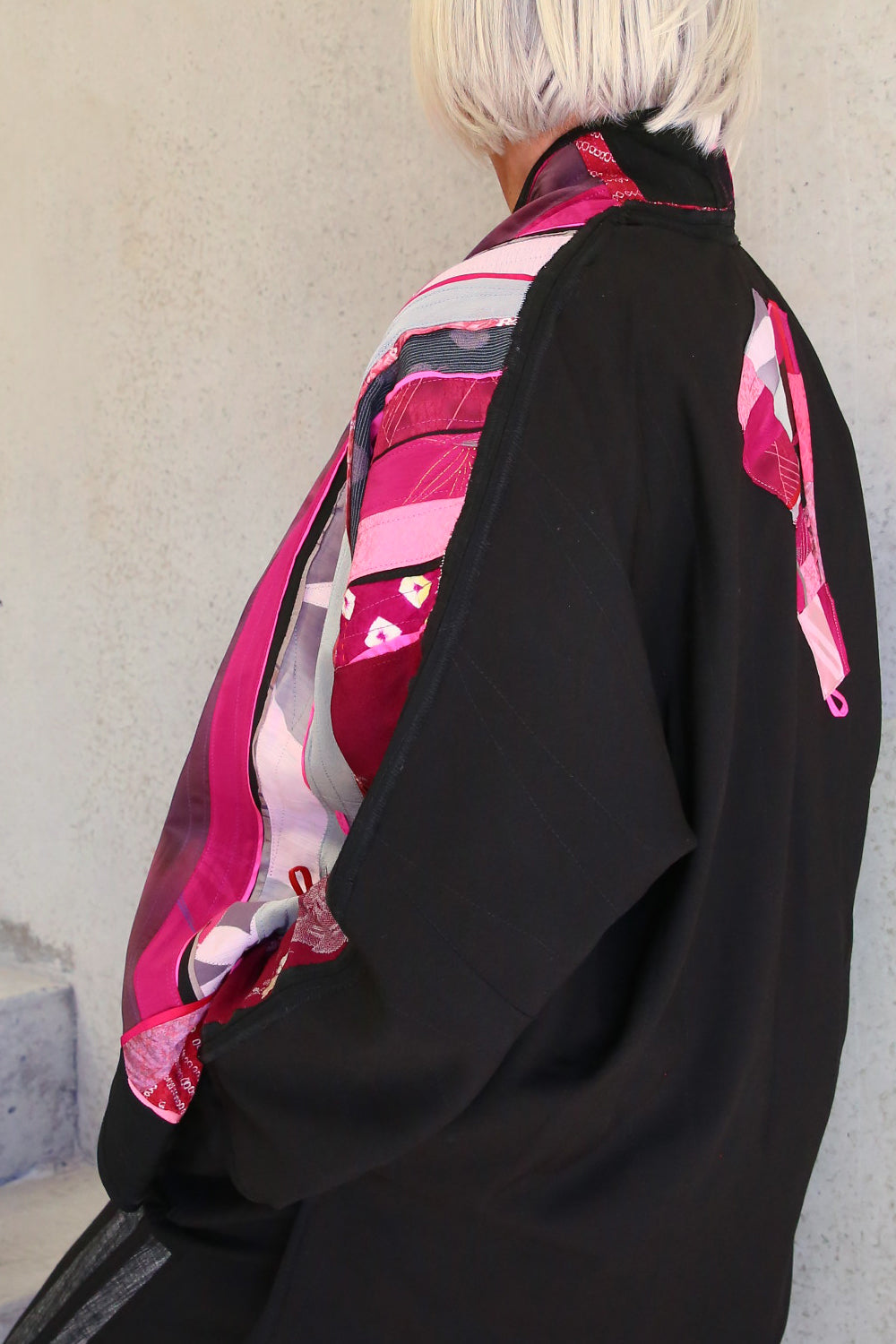 Monika Friedel Asymmetric High Low Jacket Purple