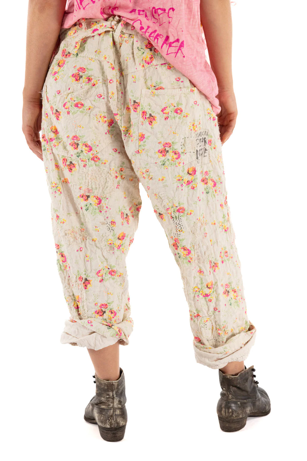 **PRE-ORDER** MAGNOLIA PEARL COTTON LINEN MINER PANTS 498 CIRCUS ROSE