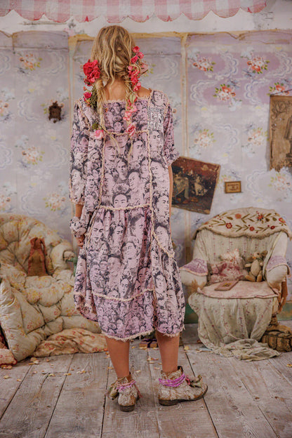 **PRE-ORDER** MAGNOLIA PEARL MURAL FRIDA HELENIA DRESS 1337 SELF PORTRAIT