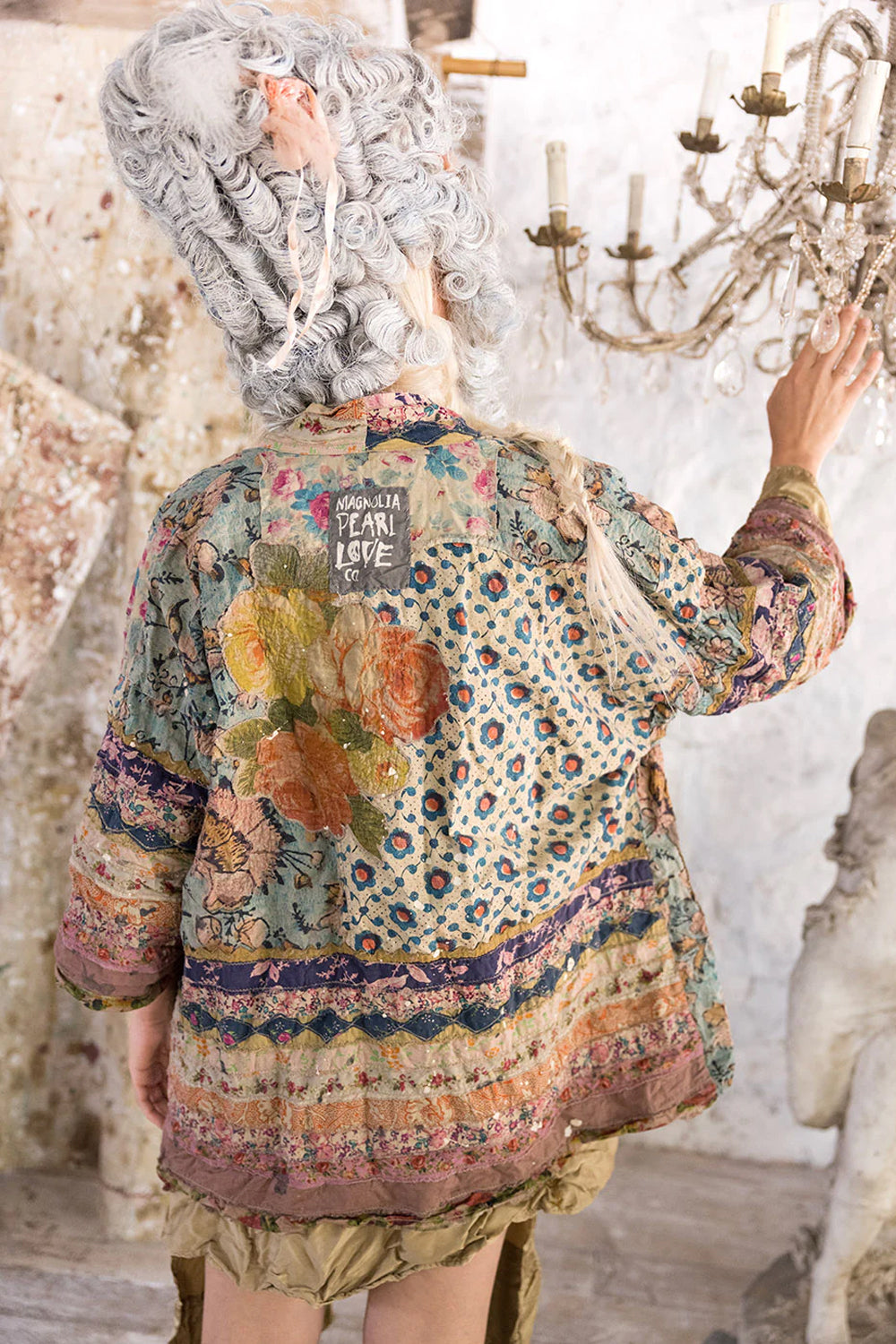 MAGNOLIA PEARL QUILTED JULIAN KIMONO JACKET 1065 VERSAILLES