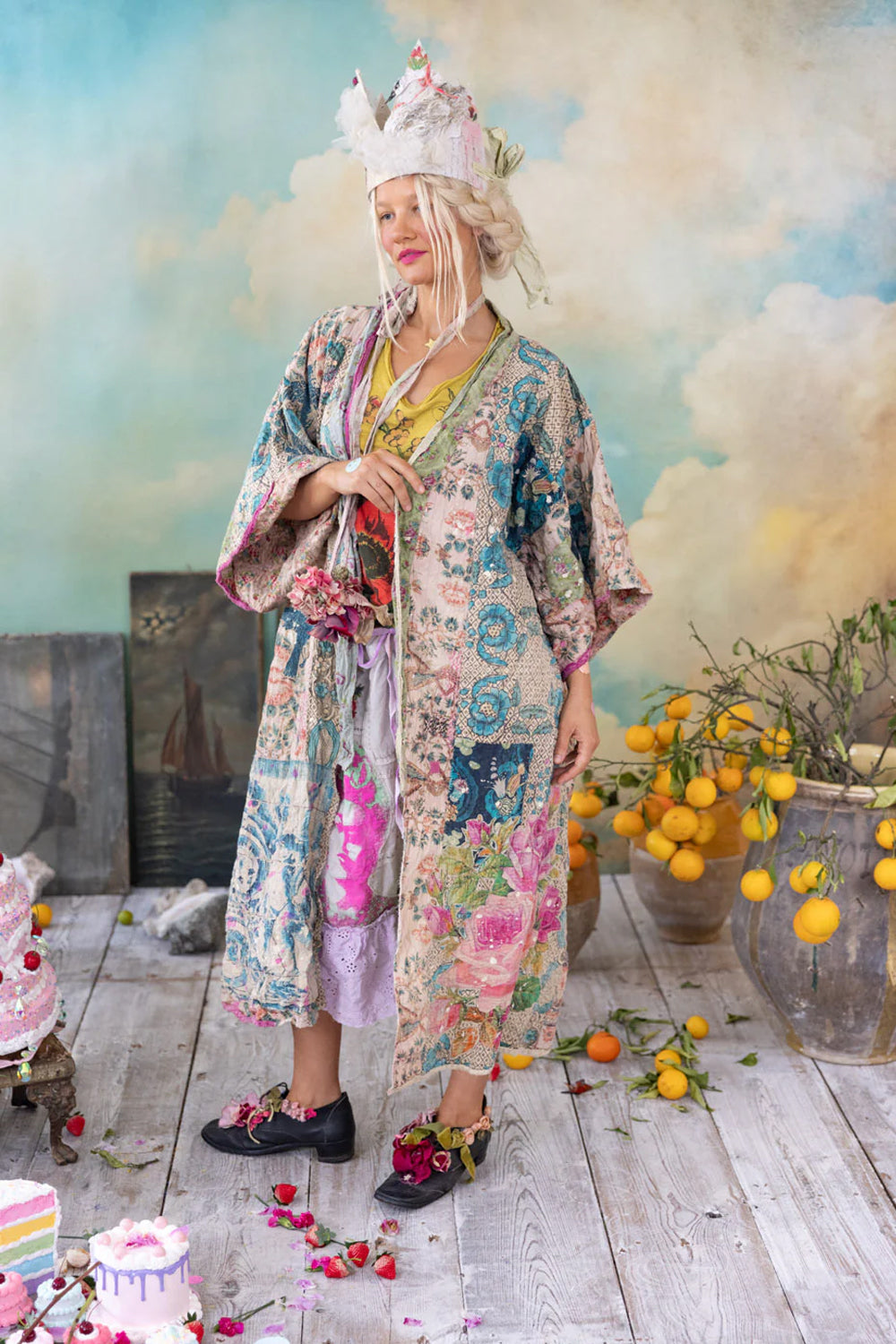 **PRE-ORDER** MAGNOLIA PEARL PIECEWISE DASHI KIMONO JACKET 1190 ZAZU