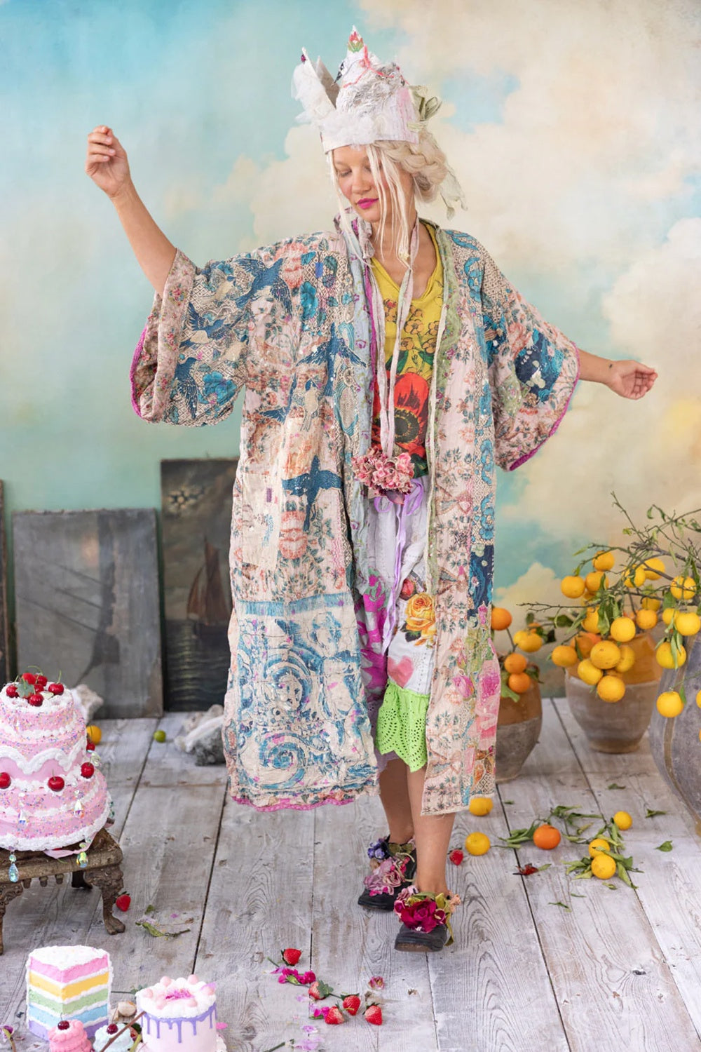 **PRE-ORDER** MAGNOLIA PEARL PIECEWISE DASHI KIMONO JACKET 1190 ZAZU