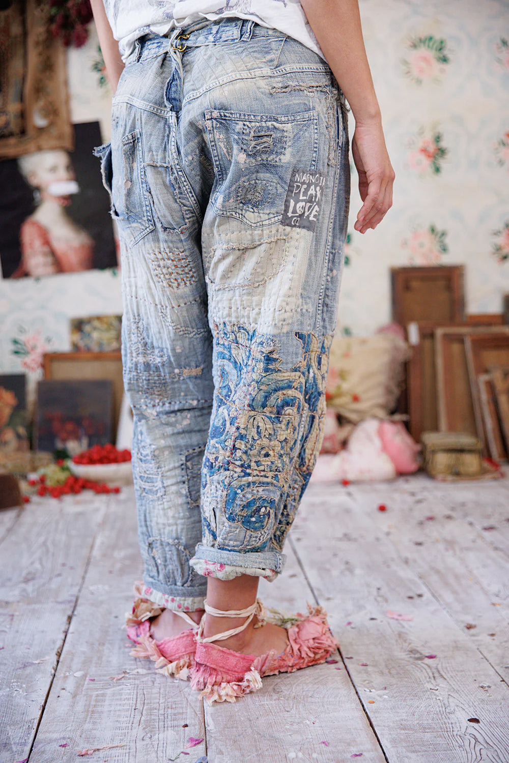 **PRE-ORDER** MAGNOLIA PEARL QUILTED EDEN MINER DENIMS PANTS 780 WASHED INDIGO