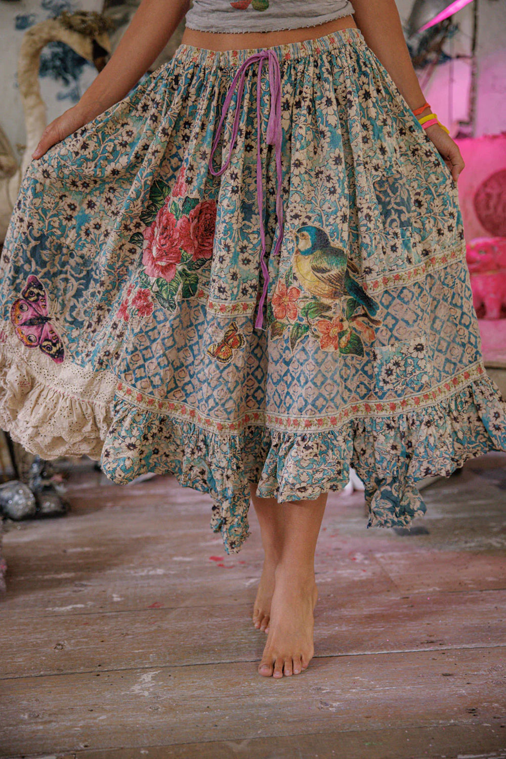 **Pre-Order** Magnolia Pearl Anselma Skirt 233 Blue Eyes