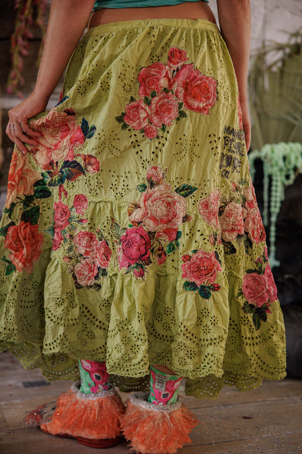 Magnolia Pearl Eyelet Lala Skirt 249 Yuzu