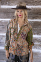 MAGNOLIA PEARL PIECEWISE KELLY WESTERN SHIRT TOP 1868 MARRAKECH