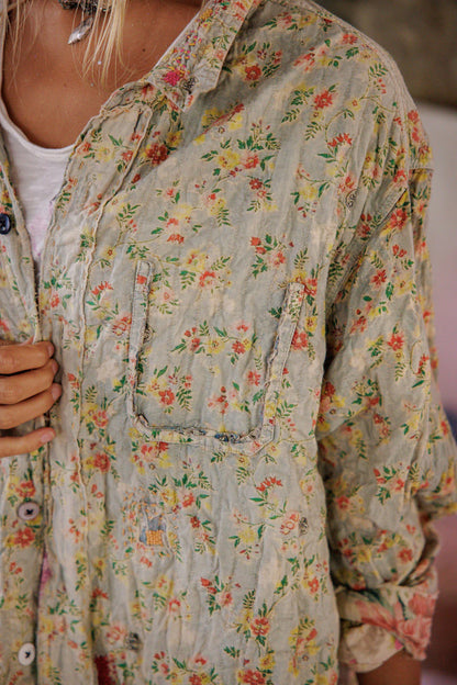 Magnolia Pearl Floral Adison Workshirt Top 2550 Heritage