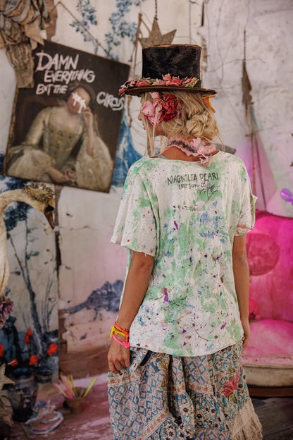 Magnolia Pearl Floral Songbird Art Class Tee Top 2567 True
