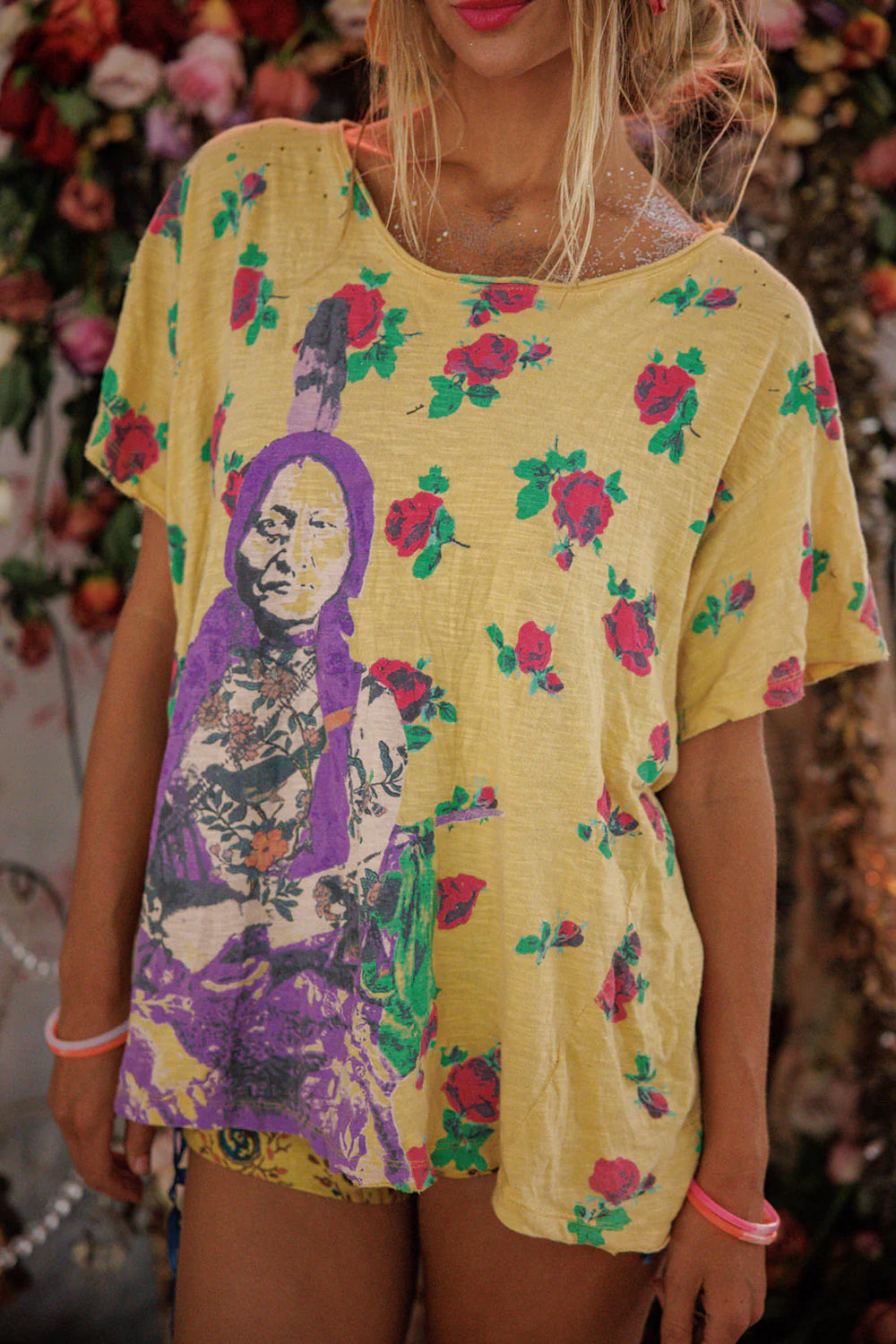 **Pre-Order** Magnolia Pearl Soul Of Yellow Roses Tee Top 2673 Summer Rose