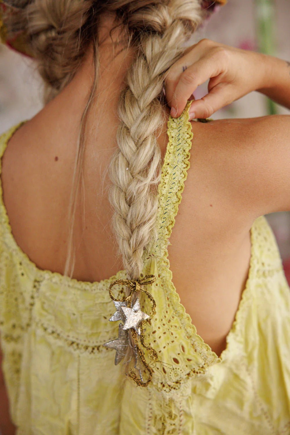 **Pre-Order** Magnolia Pearl Eyelet Clementine Tank 384 Yuzu