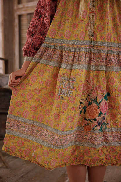 Magnolia Pearl Gutta Garden Dress 1429 Raspberry Patch