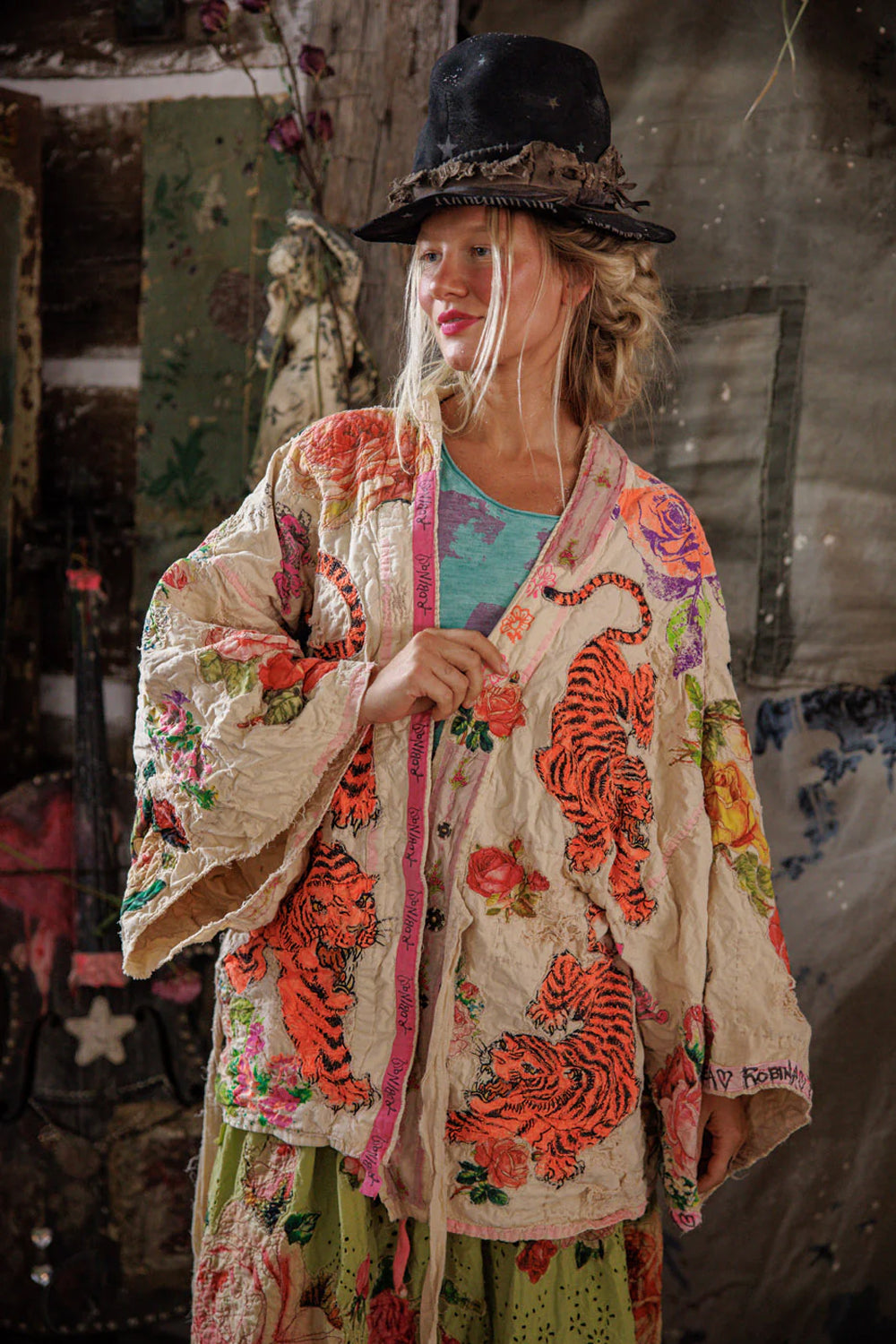 Pearl Birch Daigo Kimono Jacket 1379 Moonlight