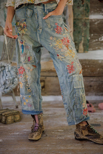 **Pre-Order** Magnolia Pearl Hummingbird Miner Denims Pants 907 Faded Indigo