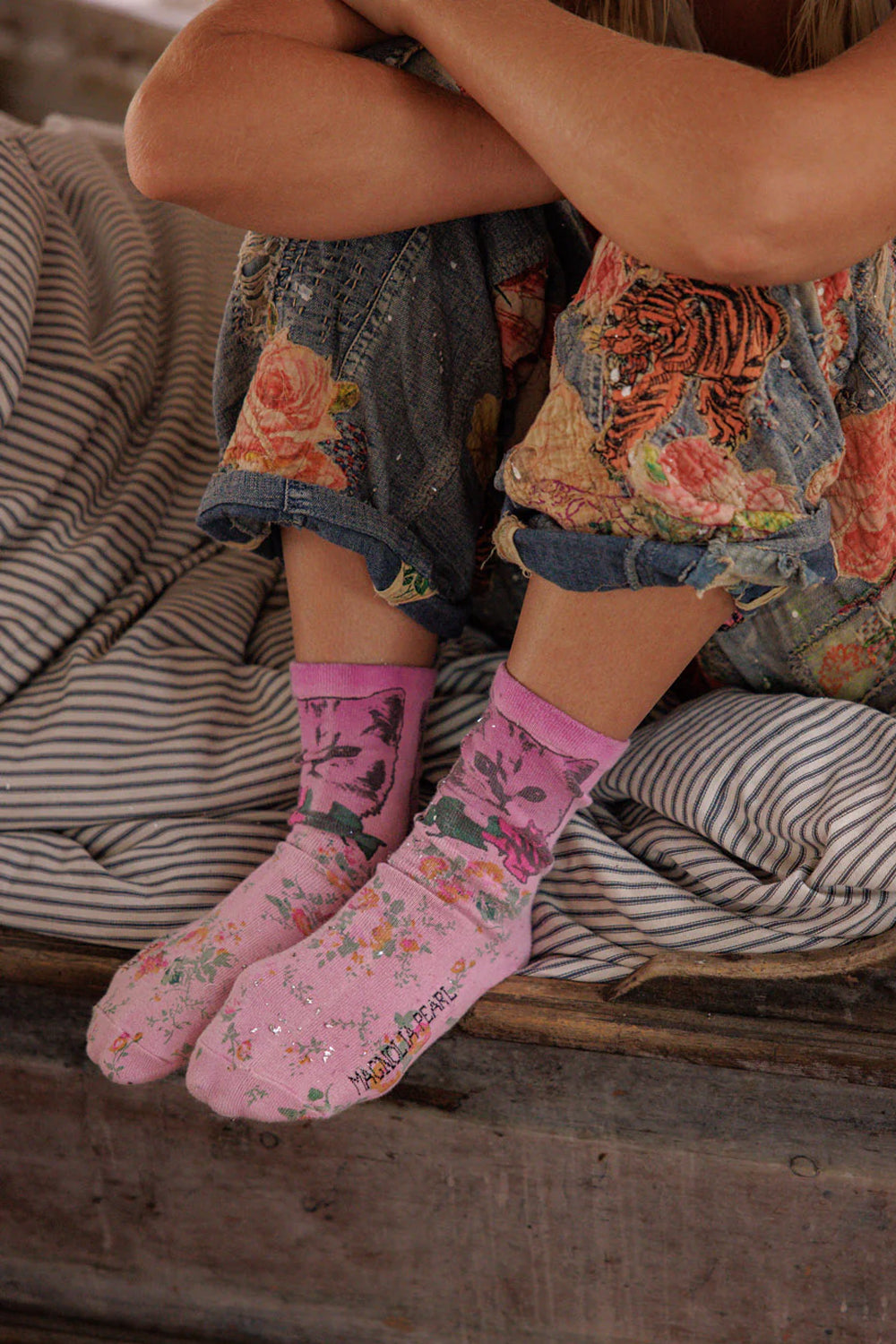 Magnolia Pearl Rosie MP Socks 118 Valentine Pink