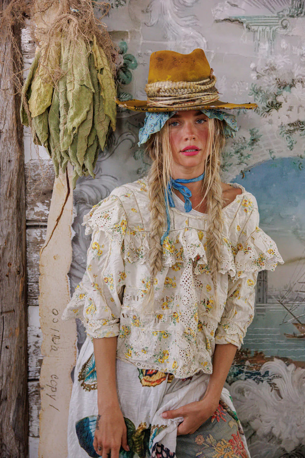 **Pre-Order** Magnolia Pearl Eyelet Eadred Blouse Top 1283 Lauretta