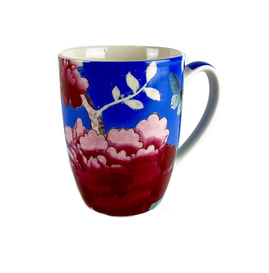 ANNA CHANDLER MUG SET OF 4 CORNFLOWER BLUE