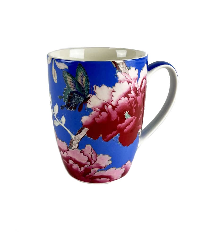 ANNA CHANDLER MUG SET OF 4 CORNFLOWER BLUE