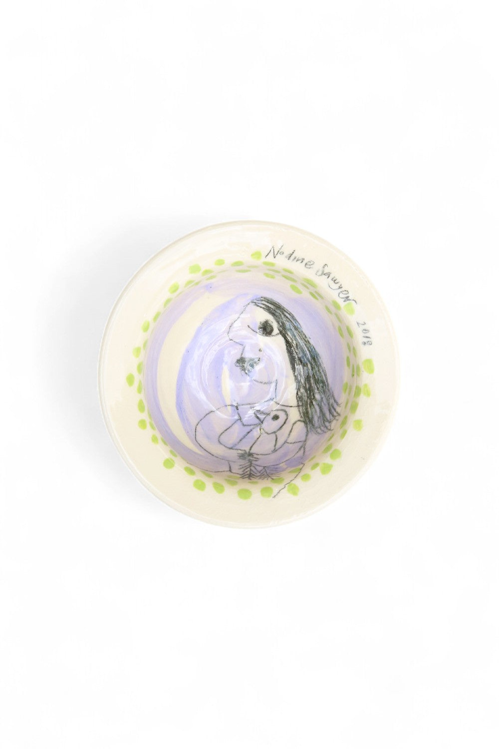 Nadine Sawyer Small Ceramic Bowl Blue