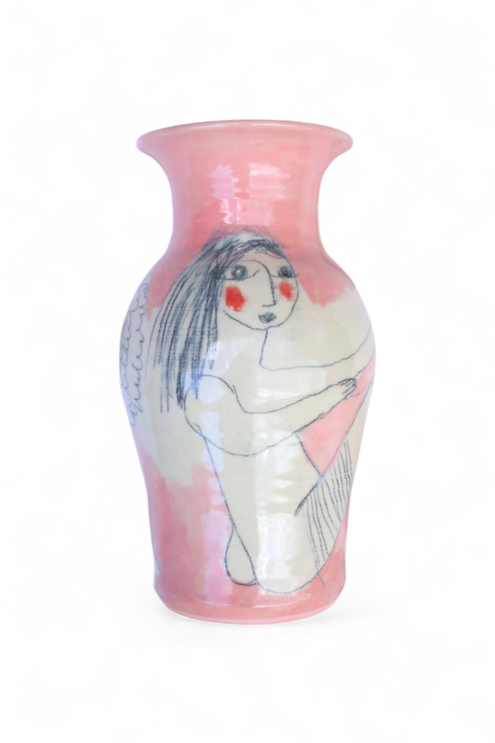 Nadine Sawyer Women Pink Vase