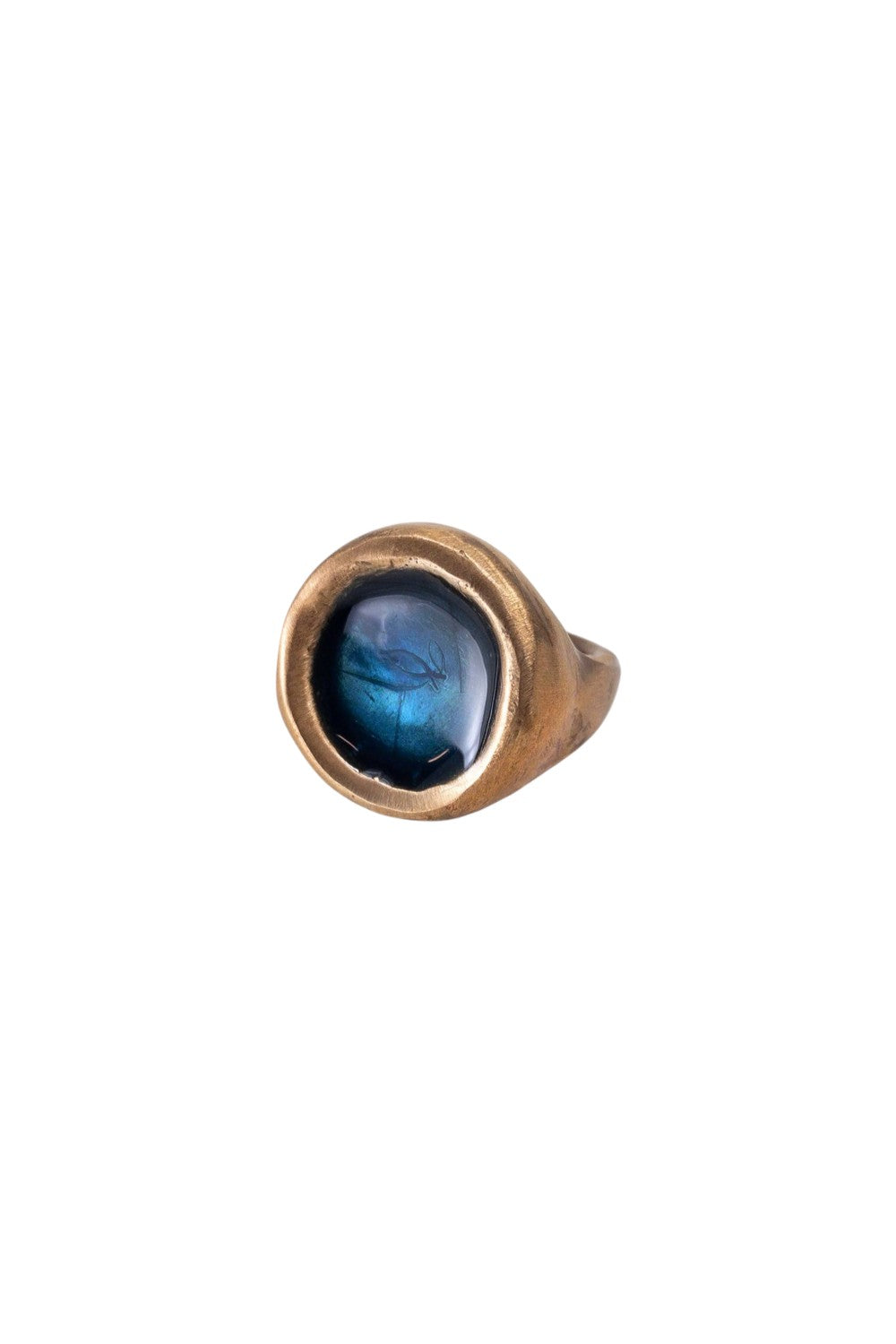 PESCI CHE VOLANO SOLE RING BLUE MEDIUM
