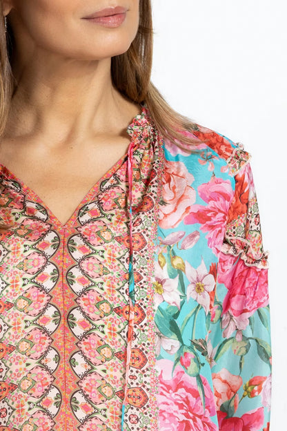 JOHNNY WAS ROSE NARCISA BLOUSE