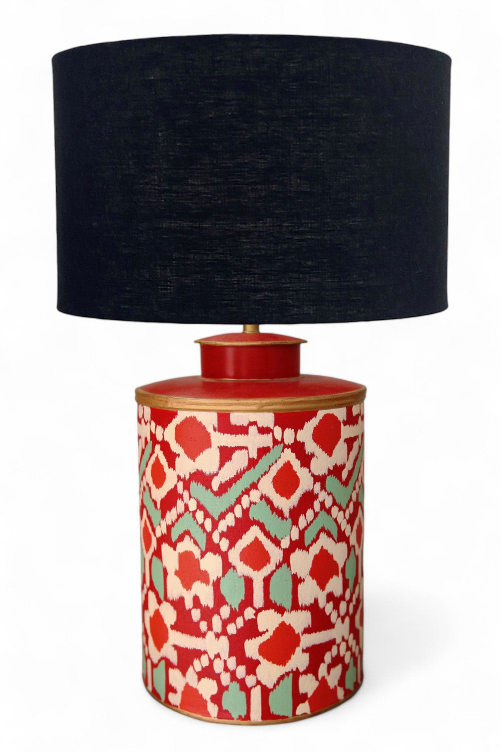 BATIK LAMP BASE RED