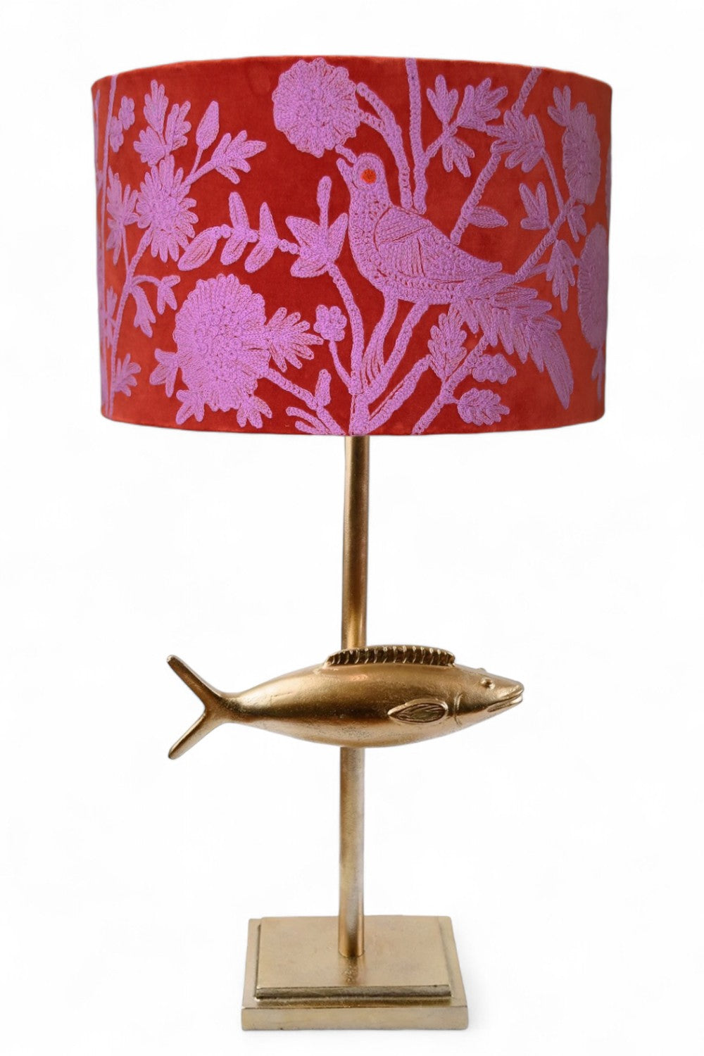 FISH LAMP BASE NEW BRONZE