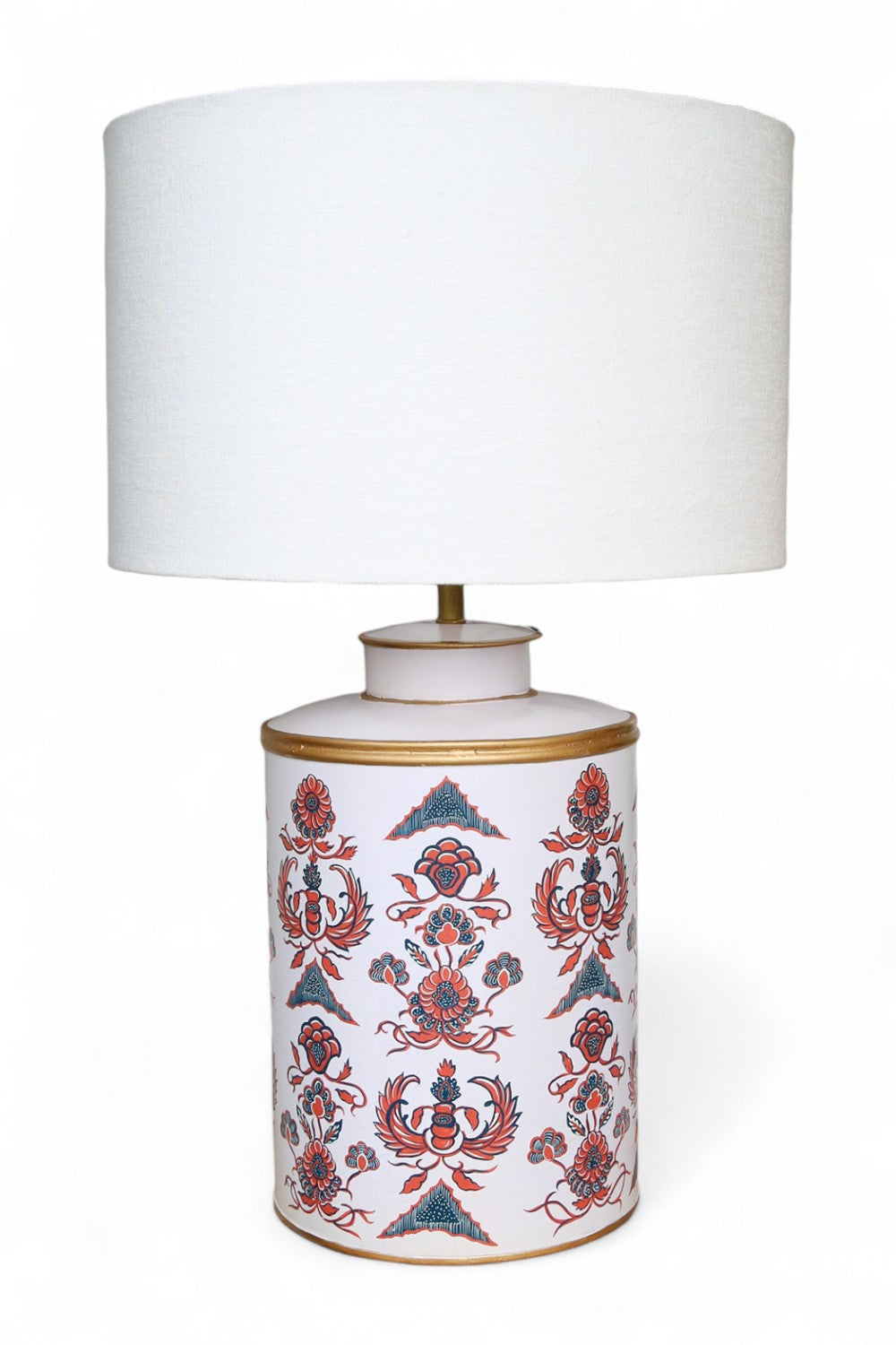 DRUM LAMPSHADE IVORY LINEN