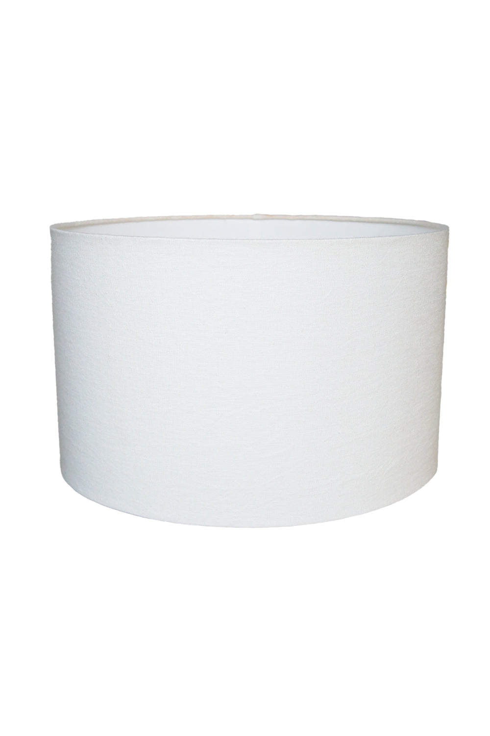 DRUM LAMPSHADE IVORY LINEN