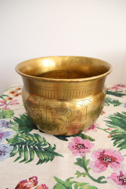 MOGHUL PLANTER SMALL ANTIQUE GOLD