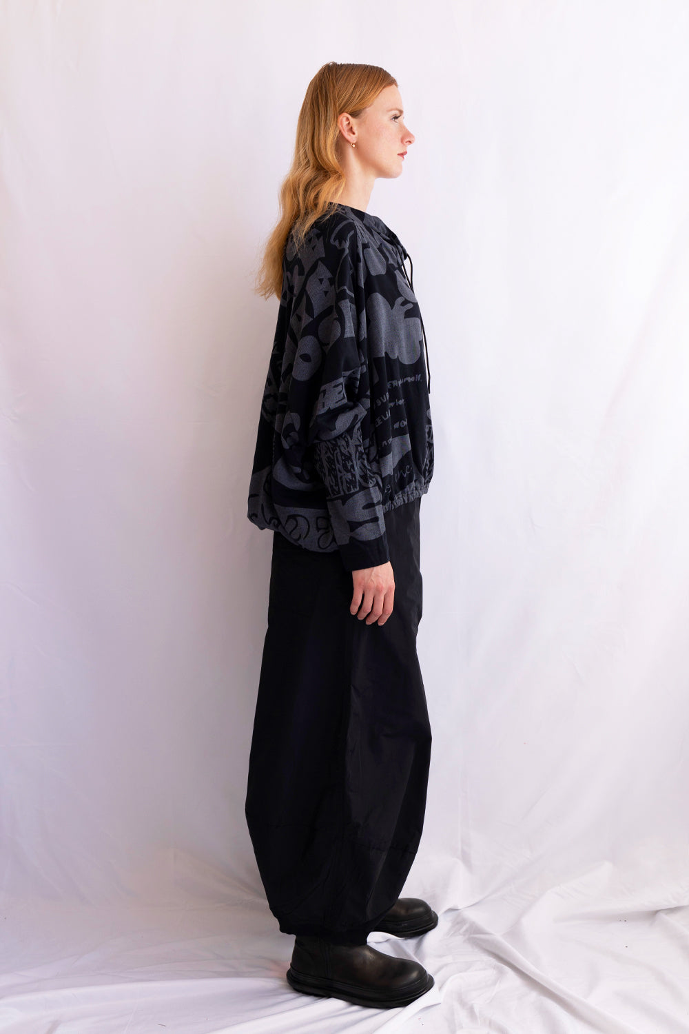 RUNDHOLZ BLACK LABEL PULLOVER CROPPED JUMPER