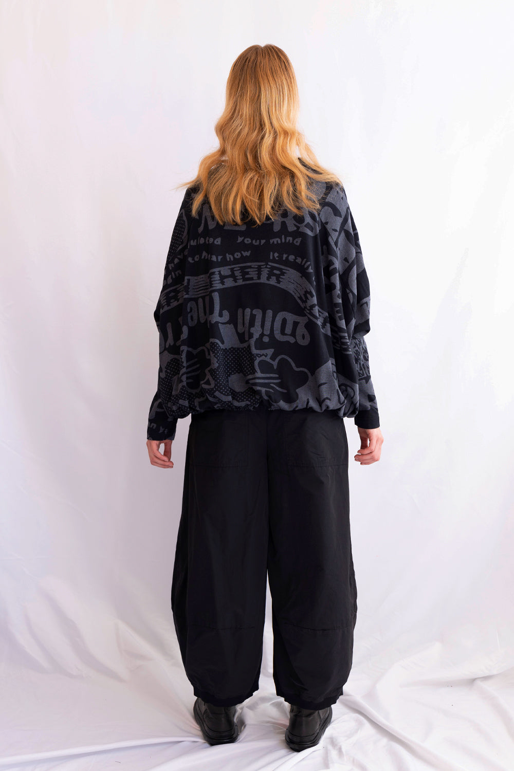 RUNDHOLZ BLACK LABEL PULLOVER CROPPED JUMPER