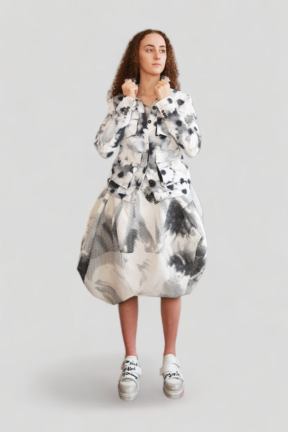 RUNDHOLZ DIP WHITE CLOUD PUFF EXTREME SKIRT