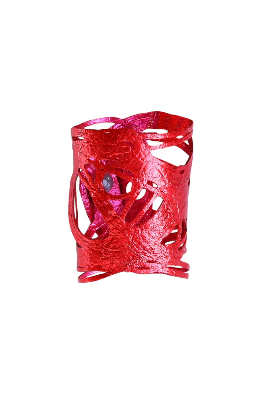 Si Sabato Isabel Illusion Wrap Cuff Magenta