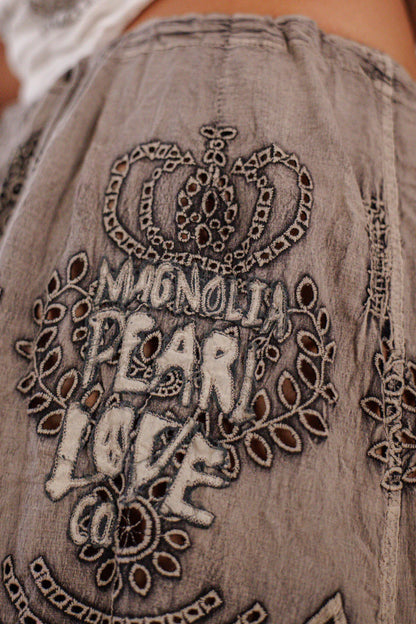 **PO** Magnolia Pearl Eyelet Pisarro Skirt 244 Ozzy