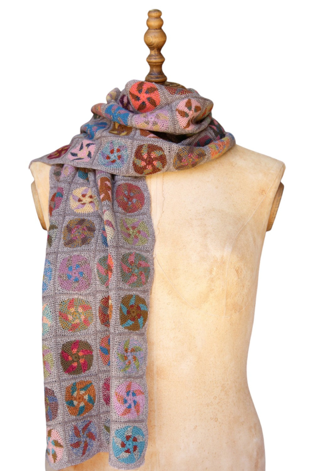 Sophie Digard Wheel Crochet Scarf