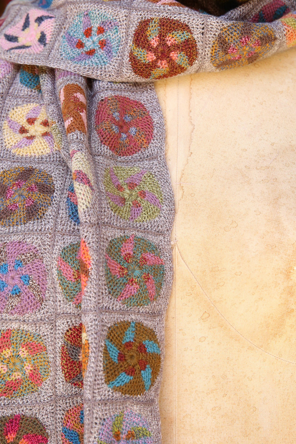 Sophie Digard Wheel Crochet Scarf