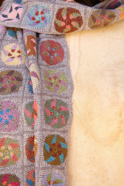 Sophie Digard Wheel Crochet Scarf