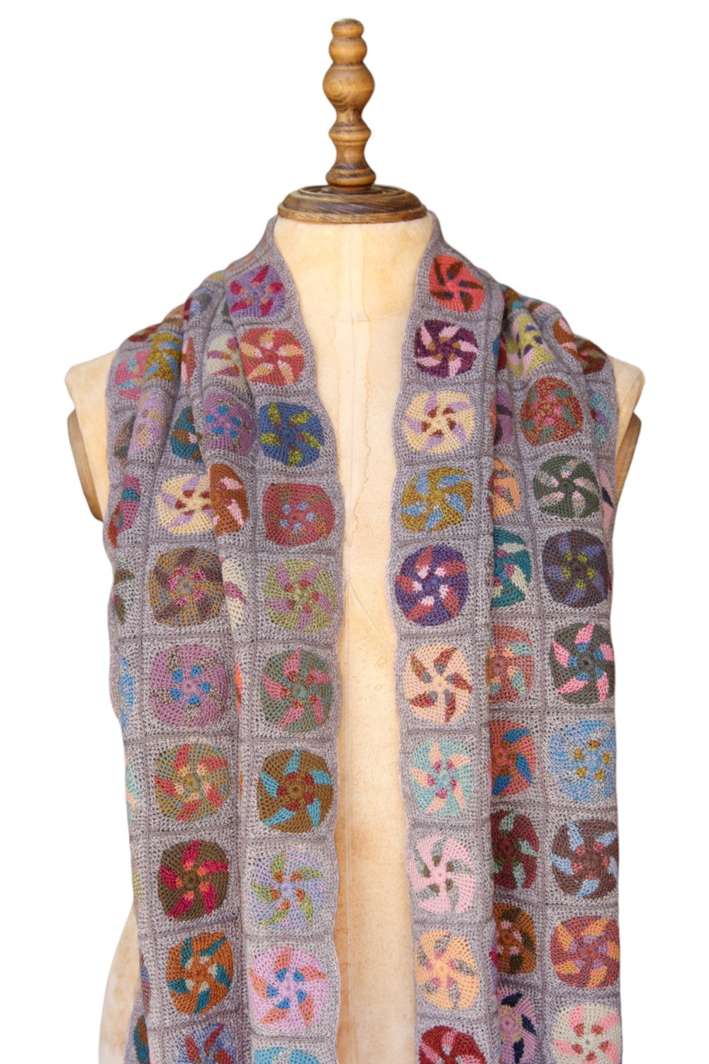 Sophie Digard Wheel Crochet Scarf