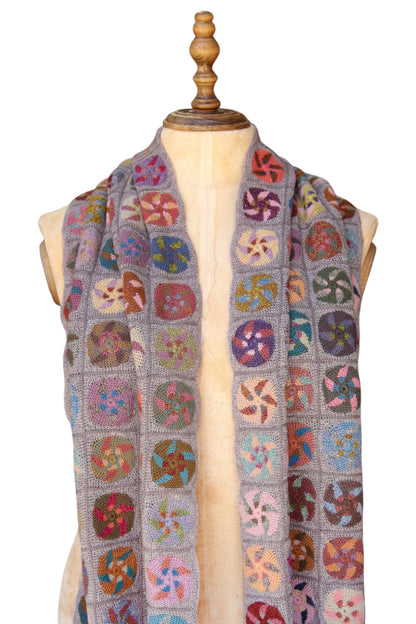 Sophie Digard Wheel Crochet Scarf