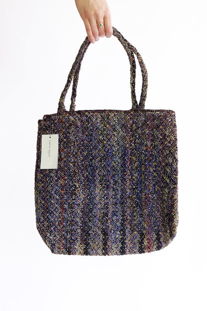 Sophie Digard Woven Raffia Bag Ink