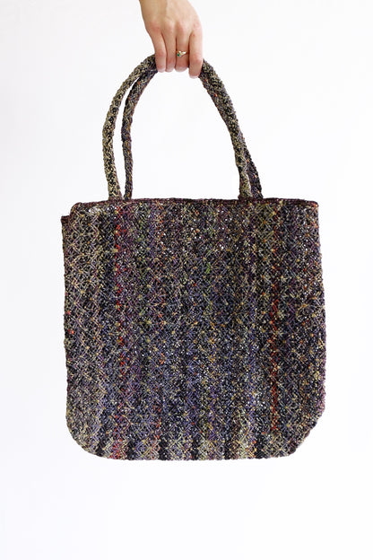 Sophie Digard Woven Raffia Bag Ink