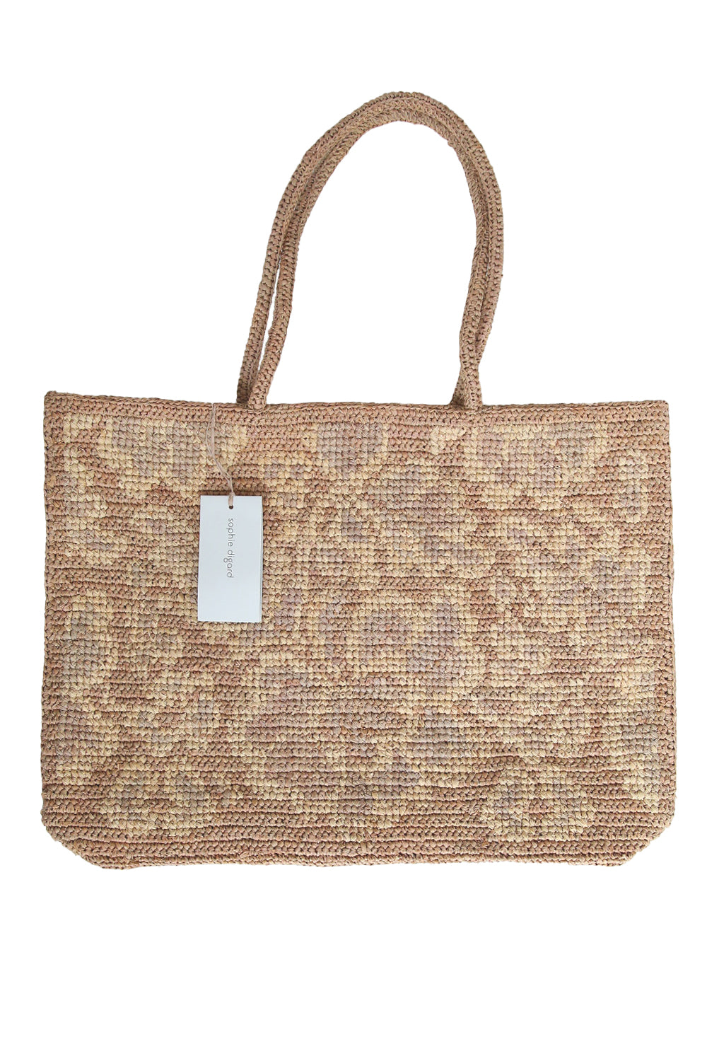 SOPHIE DIGARD DUNE FLORAL RAFFIA BAG