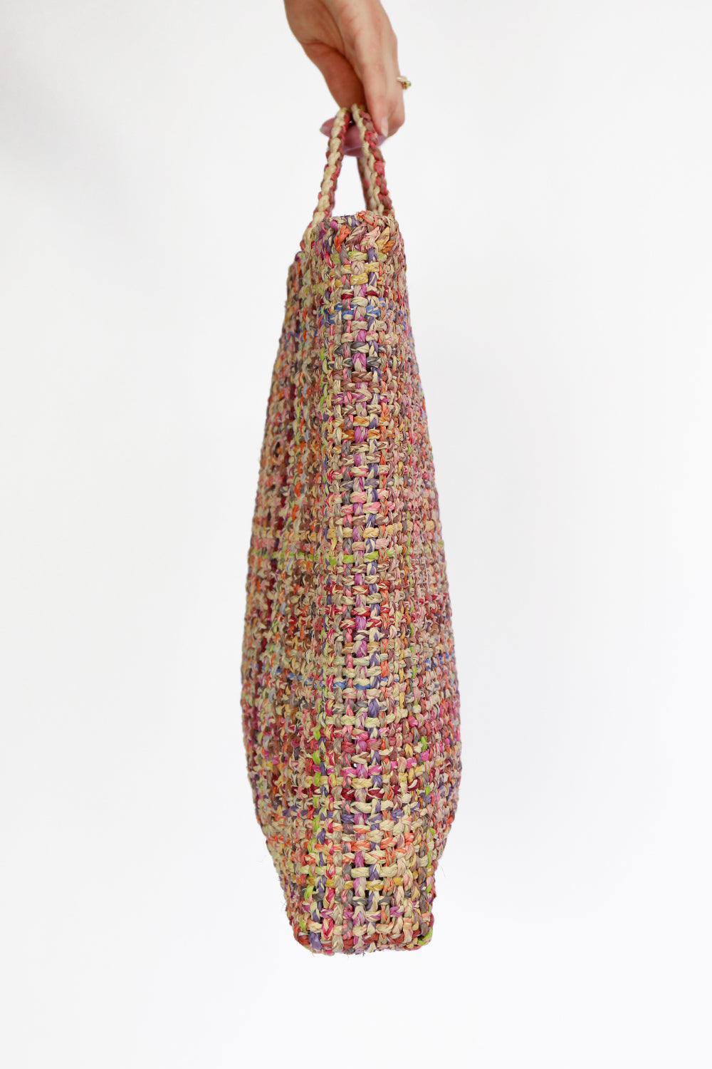 SOPHIE DIGARD LARGE DOUBLE WOVEN RAFFIA BAG