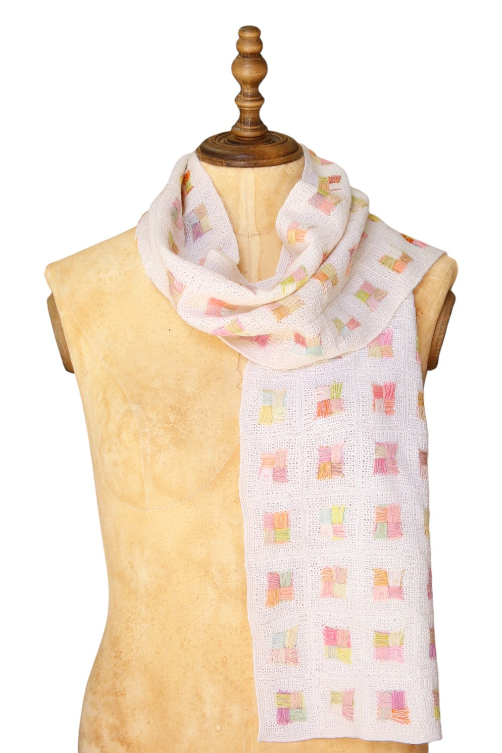 SOPHIE DIGARD MR PSCHITT CROCHETED SCARF