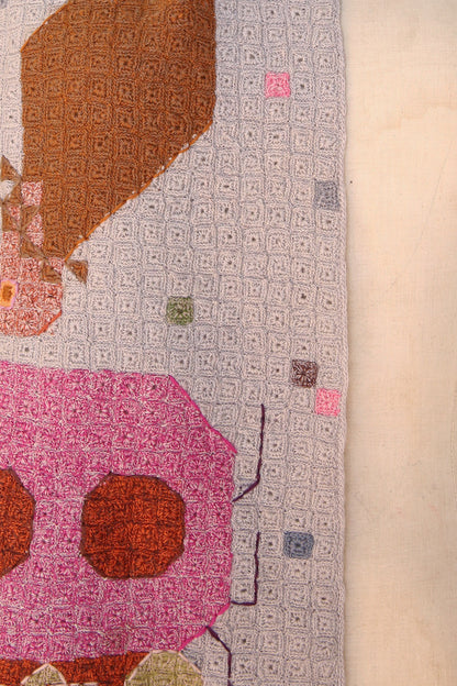 Sophie Digard Brouillard &amp; Rocaille Large Crochet Scarf
