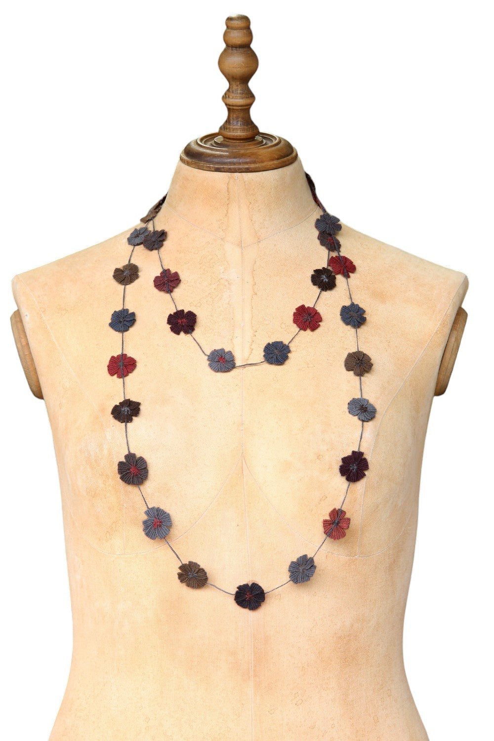 Sophie Digard Crocheted Floral Necklace