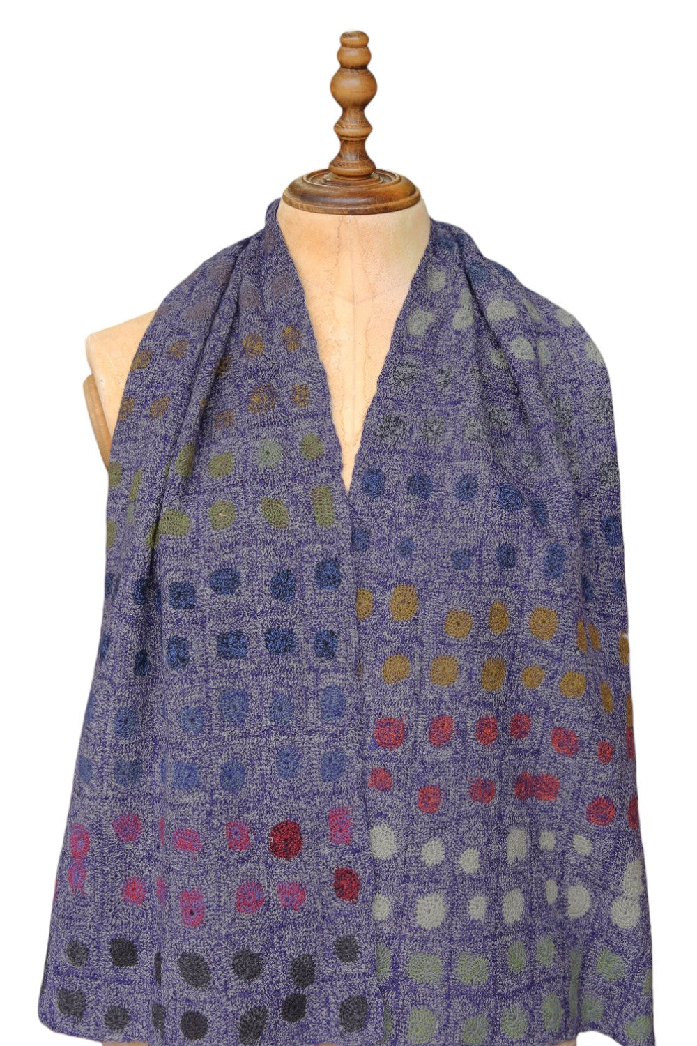 Sophie Digard Dot Carbrouilla Scarf Ink